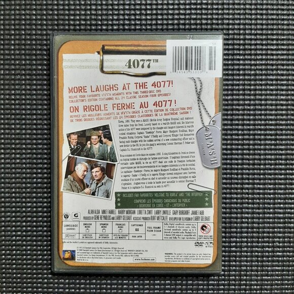 M*A*S*H MASH - Season 4 (DVD, 2009, Canadian) - Picture 4 of 4